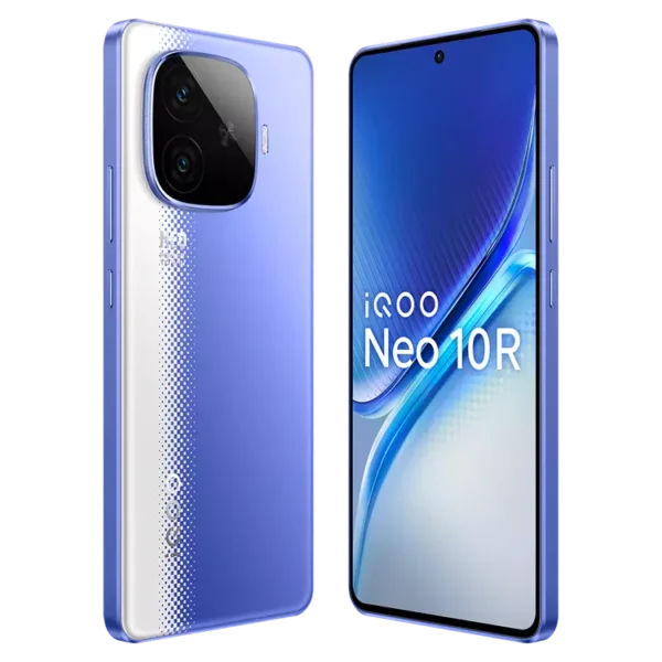 The iQOO Neo 10R (8GB / 256GB) – India is an impressive smartphone that perfectly balances power, style, and advanced technology. Designed for gamers, content creators, and tech enthusiasts, this device brings stunning performance at your fingertips. With a robust MediaTek Dimensity 9200+ processor, a large AMOLED display, and a high-capacity battery, the Neo 10R ensures that every task, from gaming to multitasking, runs smoothly and efficiently. Design and Display The Neo 10R’s design is nothing short of brilliant. Measuring 163.9 × 76.5 × 8.6 mm and weighing just 202 g, the phone is comfortable to hold and operates with a sleek, modern aesthetic. Its glass front, plastic frame, and plastic back with IP52 dust and splash resistance make it durable while maintaining elegance. Available in Titanium Silver and Raging Blue, the colors are sophisticated and striking, perfect for users who value style alongside functionality. The device boasts a 6.78-inch AMOLED Full HD+ display with 2400 × 1080 pixels resolution, 120 Hz adaptive refresh rate, and peak brightness up to 1,200 nits. This ensures vibrant colors, deep blacks, and a seamless visual experience, whether streaming videos, scrolling through social media, or gaming. Corning Gorilla Glass 3 protection safeguards the display against scratches, maintaining a pristine look even with everyday use. --- Performance and Gaming Powered by the MediaTek Dimensity 9200+ chipset built on a 4 nm process, the Neo 10R delivers fast, efficient, and lag-free performance. Its octa-core CPU combined with Mali-G710 MC10 GPU ensures that games run smoothly with minimal lag. The 8 GB of LPDDR5X RAM, expandable virtually to 16 GB via Extended RAM, allows multitasking across demanding apps without a hitch. Storage is generous with 256 GB UFS 4.0, providing quick access to apps, media, and games. Gaming is truly immersive on the Neo 10R thanks to the AI Game Engine and vapor cooling system, which keeps temperatures low during long sessions. A 360 Hz touch sampling rate ensures precision in every tap, making this phone ideal for competitive mobile gaming. Stereo speakers with Hi-Res Audio provide rich, clear sound, completing a top-notch gaming experience. --- Camera System The triple rear camera setup makes photography enjoyable and professional. The 64 MP primary sensor captures vivid and detailed images, even in low light, supported by OIS for stability. An 8 MP ultra-wide lens allows expansive landscape shots, while a 2 MP macro/depth lens ensures close-up details are captured perfectly. Features such as AI Scene Detection, Night Mode, Portrait Mode, HDR, and Panorama expand creative possibilities. The 16 MP front camera produces crisp selfies with accurate skin tones, making video calls and vlogging seamless. Video recording supports 4K at 60fps, enabling cinematic-quality capture. --- Battery and Charging The 5,000 mAh battery of the Neo 10R powers users through a busy day of gaming, work, and streaming. With 120 W FlashCharge, it reaches 50% in just 20 minutes, minimizing downtime. Optimized battery management extends lifespan and keeps your device running efficiently, allowing up to 1.5–2 days of average use on a single charge. --- Software and Features Running Funtouch OS 15 based on Android 15, the Neo 10R offers a clean, fast, and customizable user experience. AI optimizations manage background processes intelligently, enhancing speed and battery life. The phone includes in-display fingerprint sensor, accelerometer, gyroscope, proximity, ambient light, hall sensor, and linear motor for a responsive, interactive experience. Additional features like dual SIM dual 5G standby, advanced cooling system, and Hi-Res Audio certification make it a device suited for high-performance tasks. Whether streaming, gaming, or content creation, every interaction is smooth and precise. --- Verdict The iQOO Neo 10R (8GB / 256GB) – India is a powerful, stylish, and feature-rich smartphone for users seeking both performance and value. With cutting-edge gaming capabilities, impressive cameras, adaptive AMOLED display, and lightning-fast charging, it stands out as one of the most compelling mid-range smartphones in India. For gamers, multitaskers, and tech enthusiasts alike, the Neo 10R delivers ultimate performance and a premium experience in every aspect. --- Keywords (SEO): iQOO Neo 10R 8GB 256GB India, iQOO Neo 10R Price in India, iQOO Neo 10R Specifications, iQOO Neo 10R Features, iQOO Neo 10R Review, iQOO Neo 10R Titanium Silver, iQOO Neo 10R Raging Blue, iQOO Neo 10R Gaming Phone, iQOO Neo 10R Camera, iQOO Neo 10R 120 Hz AMOLED.