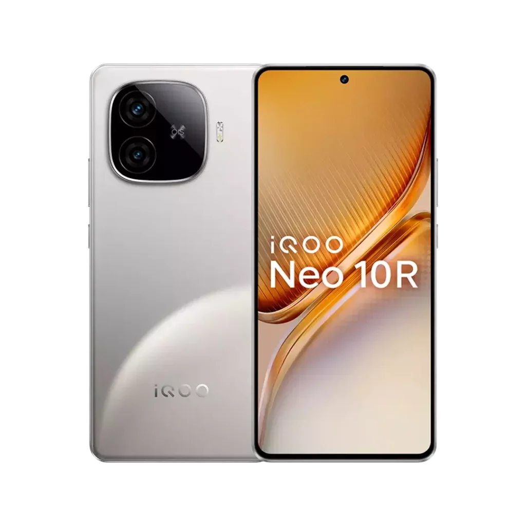 iQOO Neo 10R (12GB / 256GB) – India The iQOO Neo 10R (12GB / 256GB) is a stunning fusion of power, elegance, and innovation, designed for users who demand the best from their smartphone. Built for gaming, creativity, and productivity, the Neo 10R delivers an amazing performance with its powerful Snapdragon 8s Gen 3 processor, a brilliant AMOLED display, and blazing-fast 120 Hz refresh rate that ensures every frame feels ultra-smooth. From the moment you hold it, the Neo 10R impresses with its premium titanium finish, sleek design, and futuristic aesthetics. It’s not just another phone — it’s the ultimate performance companion for India’s new-age smartphone users who want style and speed in one extraordinary package. --- Design and Display Experience pure brilliance on the 6.78-inch AMOLED display that offers FHD+ resolution (2400 × 1080 pixels), HDR10+ support, and up to 1200 nits peak brightness. Every color pops with vibrancy, and every detail shines with crystal-clear sharpness. Whether you’re watching your favorite web series, editing photos, or gaming at high frame rates, the display remains smooth, stunning, and immersive. The ultra-slim bezels and slightly curved edges add to the elegance, while the durable Gorilla Glass protection ensures excellent resistance to scratches and accidental drops. The titanium color variant radiates a sophisticated, metallic glow — a perfect match for the modern Indian lifestyle. ---  Performance and Power At its core, the iQOO Neo 10R is powered by the Snapdragon 8s Gen 3 chipset, built on a 4 nm process that delivers flagship-grade efficiency and power. Coupled with Adreno GPU and 12 GB of LPDDR5X RAM, this smartphone ensures lag-free multitasking and ultra-fast app launches. The 256 GB UFS 4.0 storage provides lightning-quick data access and ample room for all your photos, videos, and large games. With iQOO’s AI performance tuning and Memory Fusion 3.0, you can extend RAM virtually up to 24 GB for enhanced smoothness even when handling demanding apps. From heavy games like BGMI and Call of Duty: Mobile to advanced photo editing tools, the Neo 10R manages everything flawlessly. It’s a truly powerful performer built to impress even the most demanding users. ---  Gaming Experience Engineered for gaming excellence, the iQOO Neo 10R brings Monster Mode 2.0, vapor cooling chamber technology, and 4D game vibration feedback that take gaming to the next level. The 120 Hz refresh rate and 360 Hz touch sampling rate ensure instant response times, making every swipe and tap lightning fast. The phone maintains stable performance even during long gaming sessions thanks to its advanced liquid-cooling system, while the dual stereo speakers deliver surround-sound immersion. This combination makes the Neo 10R an excellent choice for gamers seeking both performance and endurance. ---  Camera System Capture every stunning detail with the 64 MP AI triple camera setup, featuring an advanced Sony IMX sensor for brilliant daylight and low-light photography. The secondary 8 MP ultra-wide lens allows wide-angle landscapes and group shots, while the 2 MP macro lens handles close-up creativity. For selfies and video calls, the 16 MP front camera ensures bright, natural skin tones and crisp detail. Features like AI Beauty, Portrait Mode, Super Night Mode, and 4K video recording make every moment picture-perfect. Whether you’re capturing sunsets, city lights, or indoor moments, the iQOO Neo 10R delivers excellent image clarity and color balance. ---  Battery and Charging Power your day with the 5000 mAh high-density battery, optimized for endurance. With 120 W FlashCharge support, the Neo 10R can recharge up to 50 % in just 10 minutes — perfect for those always on the go. iQOO’s intelligent power-management system ensures longer battery health and optimized temperature control during charging. You can game, stream, and multitask for hours without worrying about running out of power. --- Connectivity and Audio The Neo 10R supports full-spectrum 5G connectivity across major Indian bands, along with Wi-Fi 6, Bluetooth 5.3, NFC, GPS, and USB-C. The dual stereo speakers with Hi-Res Audio deliver deep bass and clear treble, making movies and music truly immersive. For gamers and streamers, the dual-mic noise cancellation ensures crystal-clear voice during calls and live sessions — a thoughtful touch that enhances the overall user experience. ---  Software and Interface Running on Funtouch OS 15 (based on Android 15), the iQOO Neo 10R provides a clean, fast, and intuitive user interface. You’ll love the smooth animations, customizable themes, and AI-based system optimization. Regular software updates and security patches ensure your phone stays secure and up to date. ---  Colors and Variants The iQOO Neo 10R (12GB / 256GB) is available in Titanium Silver and Raging Blue, both of which feature a refined matte-glass finish with anti-fingerprint coating. Each shade embodies modern sophistication and youthful energy, making the device look just as powerful as it performs. --- Final Verdict The iQOO Neo 10R is a masterpiece of modern smartphone engineering. With its powerful performance, brilliant display, excellent camera system, and ultra-fast charging, it stands out as one of the most impressive mid-range flagships in India. Whether you’re a gamer, content creator, or multitasker, the Neo 10R gives you ultimate value and unmatched performance — truly a smartphone that delivers beyond expectations. --- Keywords (SEO): iQOO Neo 10R 12GB 256GB India, iQOO Neo 10R Price in India, iQOO Neo 10R Specifications, iQOO Neo 10R Features, iQOO Neo 10R Review, iQOO Neo 10R Titanium Blue, iQOO Neo 10R Performance, iQOO Neo 10R Gaming Phone, iQOO Neo 10R Camera. --- Would you like me to create a short 150-word summary version for your “Quick Overview” section too?