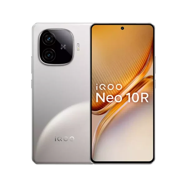 iQOO Neo 10R (12GB / 256GB) – India The iQOO Neo 10R (12GB / 256GB) is a stunning fusion of power, elegance, and innovation, designed for users who demand the best from their smartphone. Built for gaming, creativity, and productivity, the Neo 10R delivers an amazing performance with its powerful Snapdragon 8s Gen 3 processor, a brilliant AMOLED display, and blazing-fast 120 Hz refresh rate that ensures every frame feels ultra-smooth. From the moment you hold it, the Neo 10R impresses with its premium titanium finish, sleek design, and futuristic aesthetics. It’s not just another phone — it’s the ultimate performance companion for India’s new-age smartphone users who want style and speed in one extraordinary package. --- Design and Display Experience pure brilliance on the 6.78-inch AMOLED display that offers FHD+ resolution (2400 × 1080 pixels), HDR10+ support, and up to 1200 nits peak brightness. Every color pops with vibrancy, and every detail shines with crystal-clear sharpness. Whether you’re watching your favorite web series, editing photos, or gaming at high frame rates, the display remains smooth, stunning, and immersive. The ultra-slim bezels and slightly curved edges add to the elegance, while the durable Gorilla Glass protection ensures excellent resistance to scratches and accidental drops. The titanium color variant radiates a sophisticated, metallic glow — a perfect match for the modern Indian lifestyle. ---  Performance and Power At its core, the iQOO Neo 10R is powered by the Snapdragon 8s Gen 3 chipset, built on a 4 nm process that delivers flagship-grade efficiency and power. Coupled with Adreno GPU and 12 GB of LPDDR5X RAM, this smartphone ensures lag-free multitasking and ultra-fast app launches. The 256 GB UFS 4.0 storage provides lightning-quick data access and ample room for all your photos, videos, and large games. With iQOO’s AI performance tuning and Memory Fusion 3.0, you can extend RAM virtually up to 24 GB for enhanced smoothness even when handling demanding apps. From heavy games like BGMI and Call of Duty: Mobile to advanced photo editing tools, the Neo 10R manages everything flawlessly. It’s a truly powerful performer built to impress even the most demanding users. ---  Gaming Experience Engineered for gaming excellence, the iQOO Neo 10R brings Monster Mode 2.0, vapor cooling chamber technology, and 4D game vibration feedback that take gaming to the next level. The 120 Hz refresh rate and 360 Hz touch sampling rate ensure instant response times, making every swipe and tap lightning fast. The phone maintains stable performance even during long gaming sessions thanks to its advanced liquid-cooling system, while the dual stereo speakers deliver surround-sound immersion. This combination makes the Neo 10R an excellent choice for gamers seeking both performance and endurance. ---  Camera System Capture every stunning detail with the 64 MP AI triple camera setup, featuring an advanced Sony IMX sensor for brilliant daylight and low-light photography. The secondary 8 MP ultra-wide lens allows wide-angle landscapes and group shots, while the 2 MP macro lens handles close-up creativity. For selfies and video calls, the 16 MP front camera ensures bright, natural skin tones and crisp detail. Features like AI Beauty, Portrait Mode, Super Night Mode, and 4K video recording make every moment picture-perfect. Whether you’re capturing sunsets, city lights, or indoor moments, the iQOO Neo 10R delivers excellent image clarity and color balance. ---  Battery and Charging Power your day with the 5000 mAh high-density battery, optimized for endurance. With 120 W FlashCharge support, the Neo 10R can recharge up to 50 % in just 10 minutes — perfect for those always on the go. iQOO’s intelligent power-management system ensures longer battery health and optimized temperature control during charging. You can game, stream, and multitask for hours without worrying about running out of power. --- Connectivity and Audio The Neo 10R supports full-spectrum 5G connectivity across major Indian bands, along with Wi-Fi 6, Bluetooth 5.3, NFC, GPS, and USB-C. The dual stereo speakers with Hi-Res Audio deliver deep bass and clear treble, making movies and music truly immersive. For gamers and streamers, the dual-mic noise cancellation ensures crystal-clear voice during calls and live sessions — a thoughtful touch that enhances the overall user experience. ---  Software and Interface Running on Funtouch OS 15 (based on Android 15), the iQOO Neo 10R provides a clean, fast, and intuitive user interface. You’ll love the smooth animations, customizable themes, and AI-based system optimization. Regular software updates and security patches ensure your phone stays secure and up to date. ---  Colors and Variants The iQOO Neo 10R (12GB / 256GB) is available in Titanium Silver and Raging Blue, both of which feature a refined matte-glass finish with anti-fingerprint coating. Each shade embodies modern sophistication and youthful energy, making the device look just as powerful as it performs. --- Final Verdict The iQOO Neo 10R is a masterpiece of modern smartphone engineering. With its powerful performance, brilliant display, excellent camera system, and ultra-fast charging, it stands out as one of the most impressive mid-range flagships in India. Whether you’re a gamer, content creator, or multitasker, the Neo 10R gives you ultimate value and unmatched performance — truly a smartphone that delivers beyond expectations. --- Keywords (SEO): iQOO Neo 10R 12GB 256GB India, iQOO Neo 10R Price in India, iQOO Neo 10R Specifications, iQOO Neo 10R Features, iQOO Neo 10R Review, iQOO Neo 10R Titanium Blue, iQOO Neo 10R Performance, iQOO Neo 10R Gaming Phone, iQOO Neo 10R Camera. --- Would you like me to create a short 150-word summary version for your “Quick Overview” section too?
